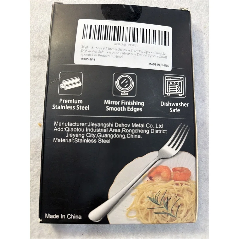 DEHOV 8-Piece Salad‎ Forks Premium Stainless Steel Mirror Finish
